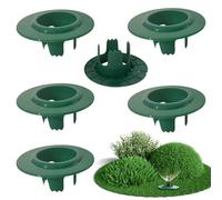 Sprinkler Head Protector Donut Guards, 3-inch High Durable Yard Sprinkler Shield, Easy Install Secure Fit Guard for Lawns, Gardens, and Farm Irrigation, High-Visibility Green Protective Donut