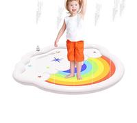 Sprinkler Play Mat - PVC Backyard Water Mat, Interactive Folding Toy, Outdoor Camping Gear, Lawn Pool Yard Entertainment, Summer Splash Fun Activity, Safe Play Children Use