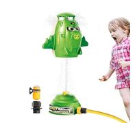 Sprinkler Rocket Outdoor Water Toys, fusée Sprinkler for Kids, Forme de fusée mignonne à 360 ° Sprinklers en rotation, Les jeux pour excitants en plein jouent pour la jardin de jardin