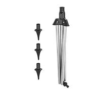 Sprinkler Tripod Stand | G1 / 2 Femelle Fire et couplage Rapide | Hauteur réglable 22-33,9 Pouces pour Le Jardin/pelouse/Patio | Construction en Acier Inoxydable et en
