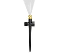 Sprinklers Outil d'arrosage rotatif à 360° 23 x 5,5 cm de couverture complète résistant aux intempéries pour jardinage, serre, cour, jardin de jardin