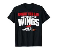 Sprint Car Dad Racing Dad Dirt Track Cadeau pour Papa T-Shirt