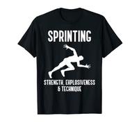 Sprint Compétences Ironie du sort Course à pied sur courte T-Shirt