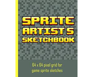 Sprite Artist's Sketchbook: 64 x 64 pixel art grid for games artists, sprite designers, level designers & people who love pixel art. The grids are ... or use the whole 64 grid for bigger designs.