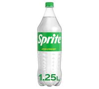Sprite - Boisson Gazeuse Rafraîchissante Agrumes, Format Familial 1,25L - Lot De 4