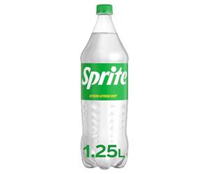 Sprite - Boisson Gazeuse Rafraîchissante Agrumes, Format Familial 1,25L - Lot De 4
