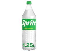 Sprite - Boisson Gazeuse Rafraîchissante aux Agrumes, Format Familial 1.25L - Lot de 4