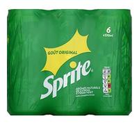 Sprite Soda citron citron-vert - Le pack de 6 canettes de 33cL