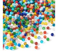 Spritewelry Perles de rocaille en verre opaques colorées de 4,5 mm pour la fabrication de bijoux, boucles d'oreilles, colliers, loisirs créatifs - 100 g