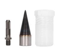 Spritter à bois Drillage en carbone en acier haute dureté amovible Bit de forage de bois de chauffage résistant à usure amovible avec tige carrée pour division (32 mm)