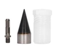 Spritter à bois Drillage en carbone en acier haute dureté amovible Bit de forage de bois de chauffage résistant à usure amovible avec tige carrée pour division (42 mm)