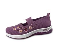 Spritumn-Home Basket Femme Chaussures, Basket Femme sans Lacets Confort Total Chaussures OrthopéDiques Unisexes A Enfiler Confort Sports Fitness Tennis Outdoor Gym Jogging AthléTique Sneakers
