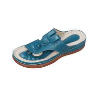 Spritumn-Home Chaussure Femme Ete Sandales Mode Bout Ouvert CompenséEs Plateforme Pantoufles Sandale Chaussures Orthopediques Femmes Mules Confort