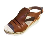 Spritumn-Home Sandale Orthopedique Femme Sandales Ete Confortable Marche Chaussures AntidéRapantes Respirantes Bout Ouvert Avec Talon Plateforme Comfy