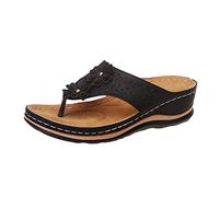 Spritumn-Home Sandales Femme éTé Confortable Talon ÉTé CompenséEs à Plateforme Escarpins Sandale Orthopedique Chaussure Mule