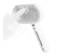 Spritz defur Peigne à vapeur pour chiens et chats - Brosses à vapeur rechargeables par USB - Pour chats d'intérieur - Réservoir d'eau de 35 ml - Peigne à écailles de chien - Longue poignée ergonomique