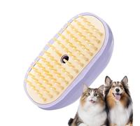 Spritz Defur Peigne pour chat, brosse multifonctionnelle pour chat à la vapeur, brosse à chat pour effusion, élimination des poils de chiens, accessoires pour animaux de compagnie pour le nettoyage et
