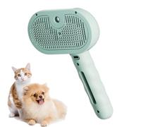Spritz defur Peigne pour chiens et chats - Réservoir à vapeur avec réservoir d'eau de 35 ml - Bouton de libération - Peigne à écailles de chien - Longue poignée ergonomique