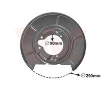 Spritzblech Ankerblech Hinten Gauche Compatible Pour BMW 3er Compact E36 Z3