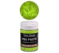 Spro Trout Master Pro Paste Pâte de truite flottante active aux UV, pour un succès maximal de pêche, Appât de pêche pour truite de grande truite, Trout Bait (vert fluo/garlic)