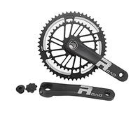Sprocket Crankset Hollow Integrated Bicycle Grafring Protector Lightweight Durable Bike Road Cycling Aluminium ALLIAL 50 / 34T 53 / 39T (53 / 39T (sans compter axe central))