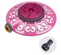 Sprout 65100-AMZ Melnor Arroseur en métal 8 Modes et Adaptateur de Produit QuickConnect Rouge Framboise