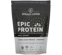 Sprout Living, Epic Protein, Protéine Végétale Biologique + Superaliments, Real Sport, 1 lb (456 g)