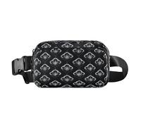 Sprouts Sac banane de course à pied blanc obsidienne pour femme d'affaires Petit avec sangle réglable pour entraînement, course à pied, randonnée, bolsa de cintura para