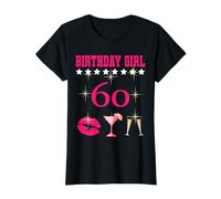 Spruch Top Birthday Girl Prosecco Cocktail 60 Ans Alt 1965 T-Shirt