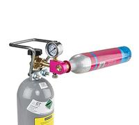 SPRUDELUX® | Adaptateur de transfert de CO2 pour gazéificateurs d'eau Duo Quick Connect QC, Art et Terra | Adaptateur pour transférer le gaz CO2 de grandes bouteilles de 2, 6, 10 kg cylindres CO2