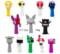 Sprunki Figurines jouet Sprunki Figurines Incredi Sprunki jouet figurine ensemble jardin de Banban Figure ensemble Pvc poupée ornement B1 Set of 12