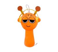 Sprunki Plush, Sprunki Game Plush Toys,Soft Stuffed Animal Pillow Figure Doll Christmas Birthday Gifts for Adult Kids (Orange)