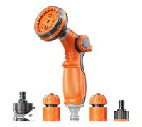 Spruzzola Per Tubo Da Giardino | 11x6,5x16 Cm A Prova Di Perdite Con Sostituzione,Per Controllo Auto, Irrigazione Piante, Lavaggio Pavimenti Esterni, Doccia Per Animali Domestici,Per Giardinisti,