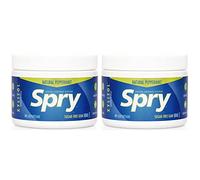 Spry Chewing gum Fresh au xylitol naturel - Système de défense dentaire - Sans aspartame, sans sucre, sans OGM, sans gluten (Peppermint, 100 Count - Pack of 2)