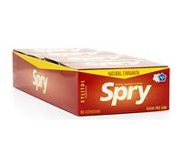 Spry Chewing gum Fresh au xylitol naturel - Système de défense dentaire - Sans aspartame, sans sucre, sans OGM, sans gluten (Cinnamon, 10 Count Blister Cards - Pack of 20)