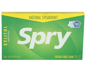 Spry - Chewing Gum - Spearmint - 10.8g