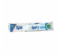 Spry Dentifrice Naturel au Xylitol 141 g - Sans Fluor, Doux pour Dents Sensibles, Blanchissant, Reminéralisant, Rafraîchit l’Haleine, Hydrate la Bouche - Menthe Poivrée (Pack of 6)