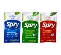 Spry On The Go - Chewing-Gum Naturel au Xylitol - Système de Défense Dentaire - Sans Aspartame, Sans Sucre, Sans OGM (Variety, 55 Count - Pack of 3)