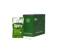 Spry On The Go - Chewing-Gum Naturel au Xylitol - Système de Défense Dentaire - Sans Aspartame, Sans Sucre, Sans OGM (Spearmint, 55 Count - Pack of 12)