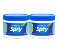 Spry Pastilles à la Menthe Poivrée au Xylitol Sans Sucre - Favorisent la Santé Buccale, Stimulent la Salivation, Contre la Mauvaise Haleine - Sans OGM, Sans Gluten, 240 Count (Pack of 2)