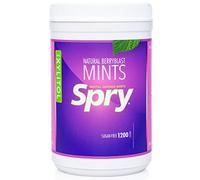 Spry Pastilles Saveur Fruits Rouges au Xylitol Sans Sucre - Favorisent la Santé Buccale, Stimulent la Salivation, Contre la Mauvaise Haleine - Sans OGM, Sans Gluten, 1200 Count (Pack of 1)