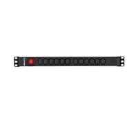 Salicru PDU SPS 12F C13/C14 – 12 sorties – entrée C14 – 100–250 V – rack-montable