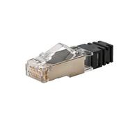 SPS6X88-C connecteur de fils RJ-45 Noir, Métallique, Transparent