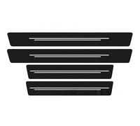 spshi 4 Pièces Protection Seuil de Porte de Voiture pour Se-at MII 2011-2019 KF, Protection de Seuil de Porte -Fibre de Carbone Plinthes Autocollant, Facile à Installer,A-White