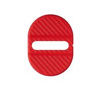spshi Cache Serrure Porte Voiture pour Ford Ranger 1983-2020 2021 2022 2023 2024 2025 Protection Texture Fibre de Carbone Ajustement Précis Antirouille Amortisseur Accessoires Intérieur Lot de 4