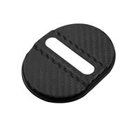 spshi Cache Serrure Porte Voiture pour Renault Trafic 1980-2021 2022 2023 2024 2025 X82 Protection Texture Fibre de Carbone Ajustement Précis Antirouille Amortisseur Accessoires Intérieur Lot de 4