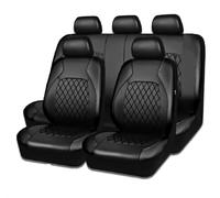 spshi Housses de Siège de Voiture pour Mitsubishi Eclipse Cross 2017-2023 2024 2025 GA4W, Auto Ensembles Housses Siège -Housses de Siège de Voiture en Cuir Imperméable, Compatible avec Les Airbags