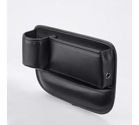 spshi Organisateur Siège Voiture pour Mercedes Benz B Class 2005-2025 W245 W246 W247, Boîte Rangement Latérale Porte-Gobelet, Vide-Poche Cuir PU avec Trou Câble Charge, Anti-Chute Intérieur