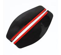 spshi Visière de Pluie Rétroviseur pour Mazda Tribute 2001-2011 EP, 2Pcs Protection PVC, Pare-Soleil Miroir Latéral, Anti-Pluie Rétroviseur, Accessoire de Sécurité de Conduite,A-Black