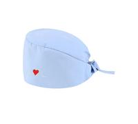 SPSMOKH Bonnet chirurgical à nouer réglable avec bandeau absorbant - Chapeau bouffant en polyester respirant pour chirurgien, médecin, infirmière, chef (TYPE - 3, taille unique)